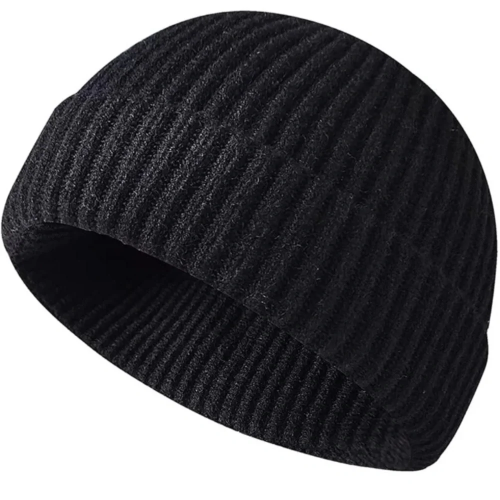 Black Fisherman Beanie